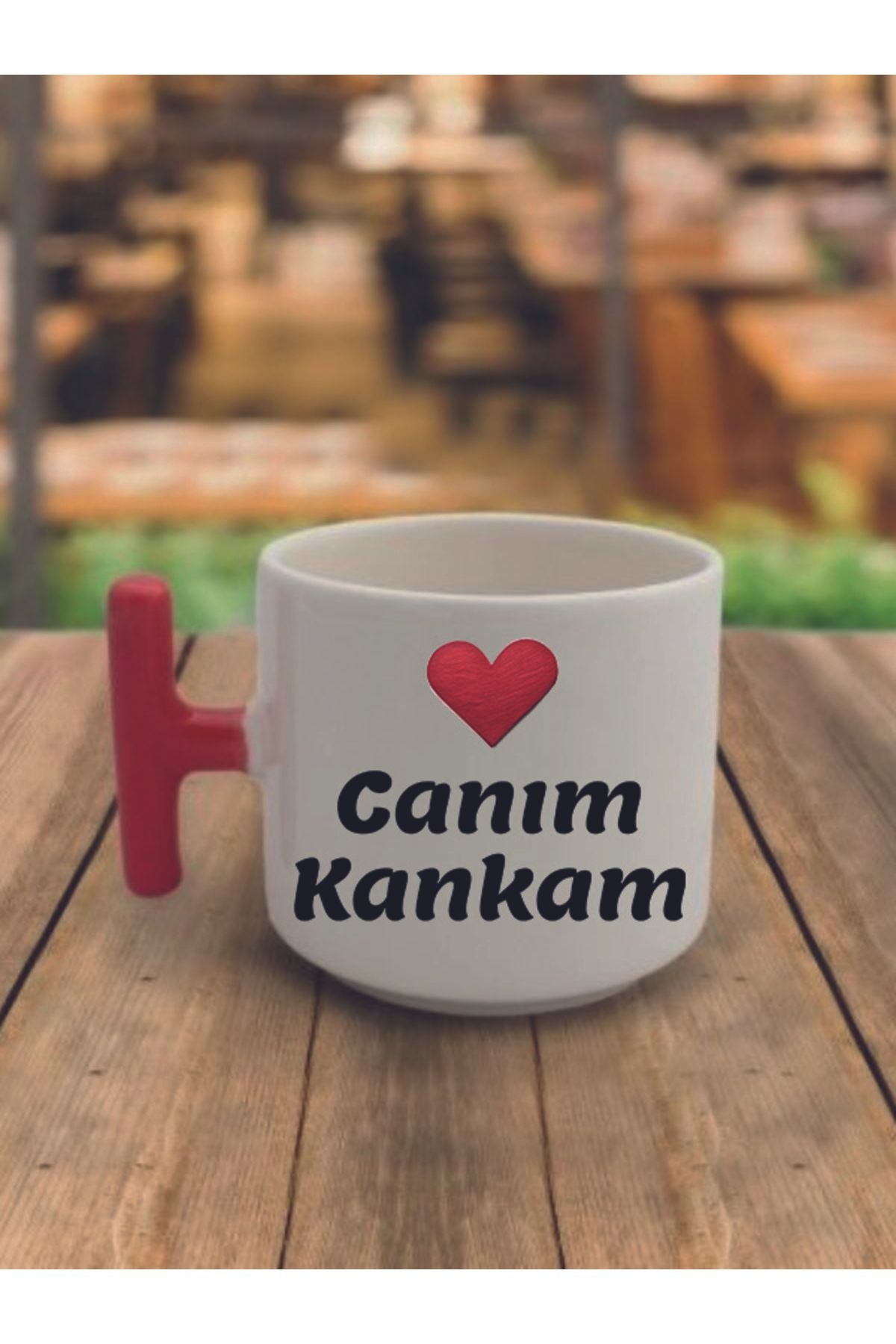 Canım Kankam Yazılı Kahve Bardağı Hediyelik Kupa Bardak - Seramik Çay, Kahve Hediyelik Bardağı