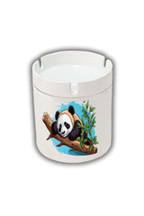 Daldaki Panda Baskılı Küllük Kül Tablası