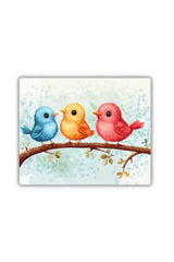 Dalda Kuş Baskılı Mouse Pad 18x22 cm