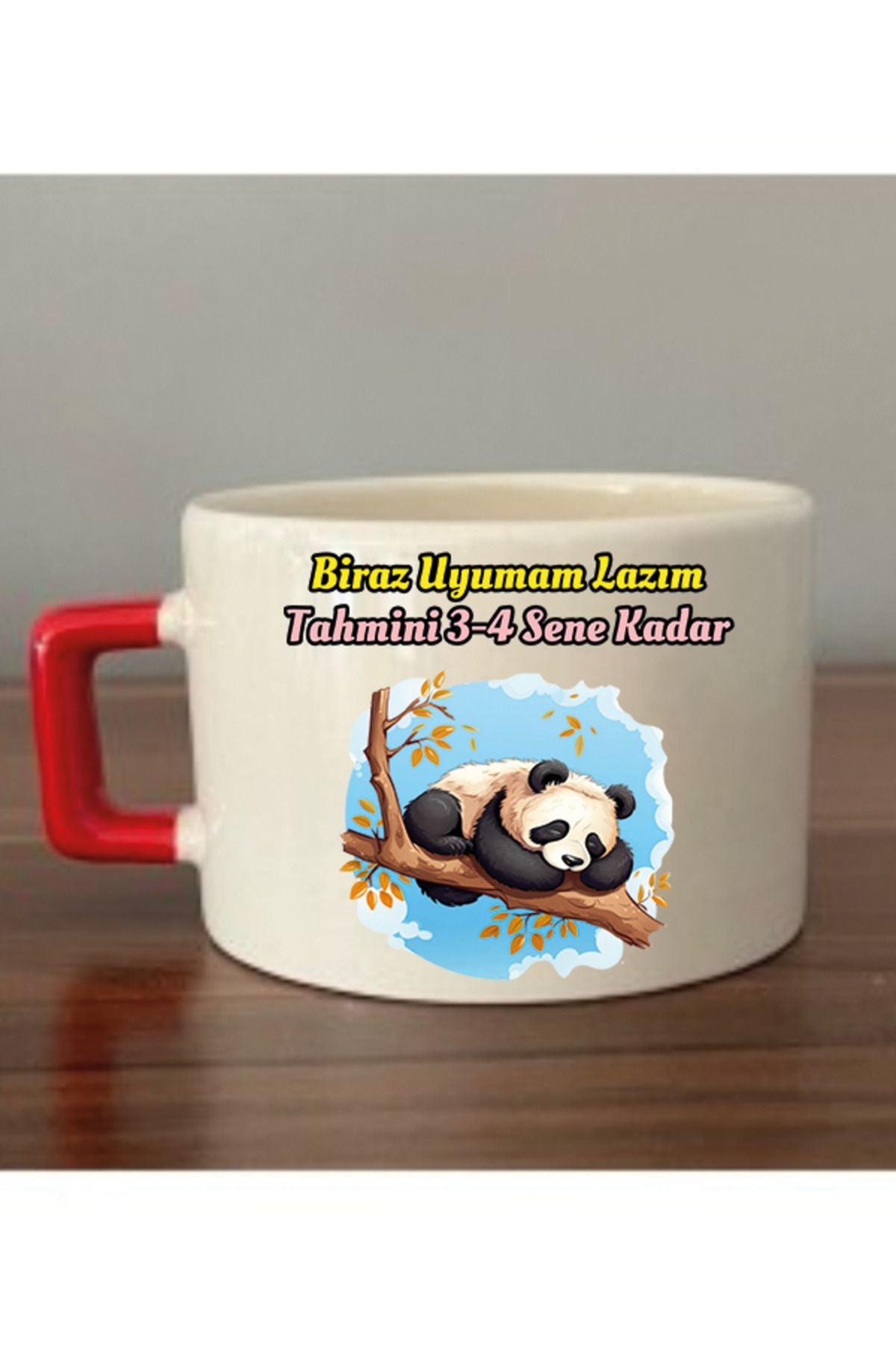 Biraz Uyumam Lazım Tahmini 3-4 Sene Kadar Fincan Kupa Bardak - Seramik Çay, Kahve Hediyelik Bardağı