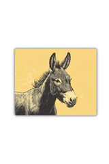 Eşek Çizimi Temalı Mouse Pad 18x22 cm