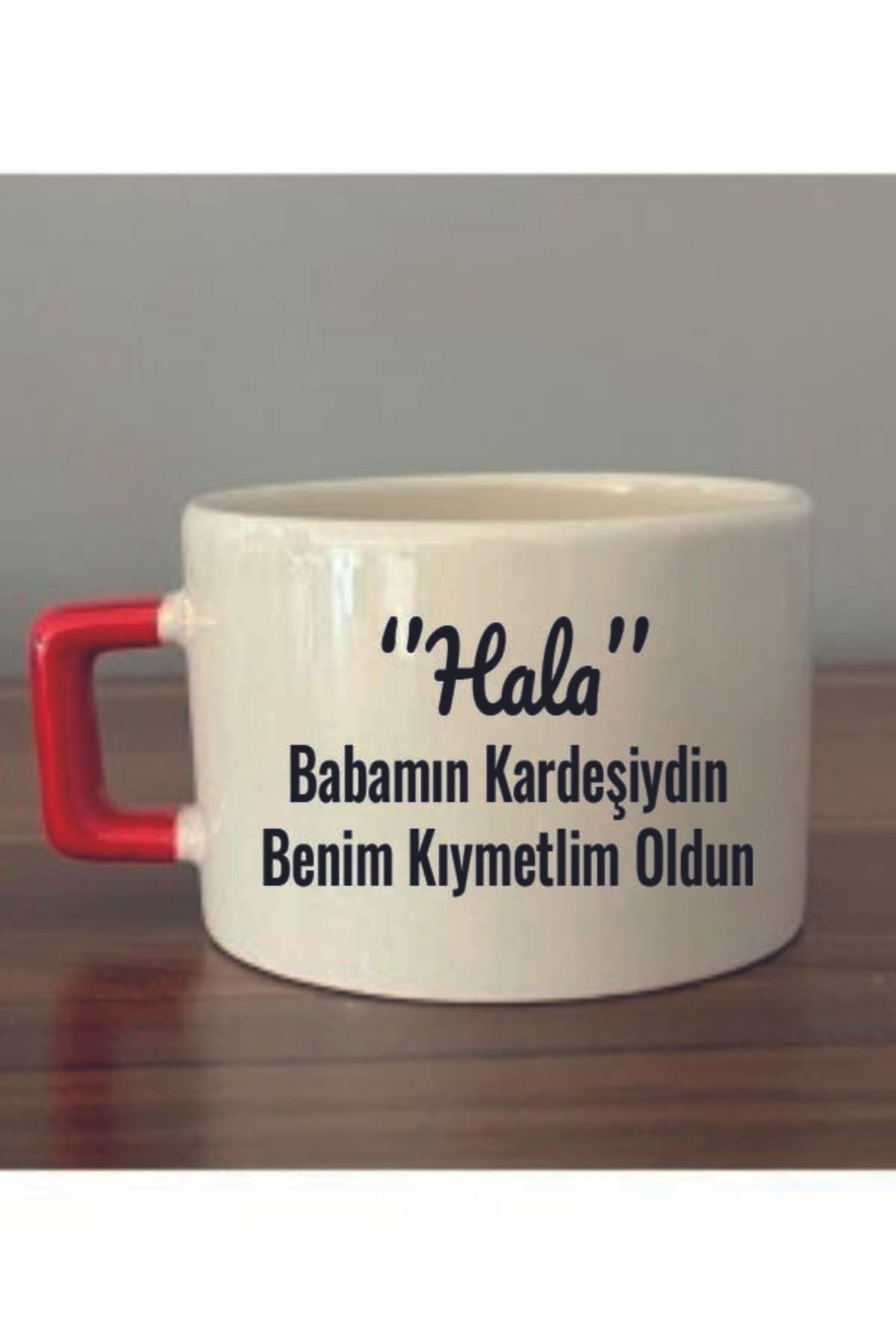 Halaya Hediyelik Fincan Seramik Kupa - Seramik Çay, Kahve Hediyelik Bardağı