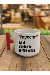 Teyzeye Doğum Günü Hediyesi Kahve Bardağı Kupa Bardak - Seramik Çay, Kahve Hediyelik Bardağı