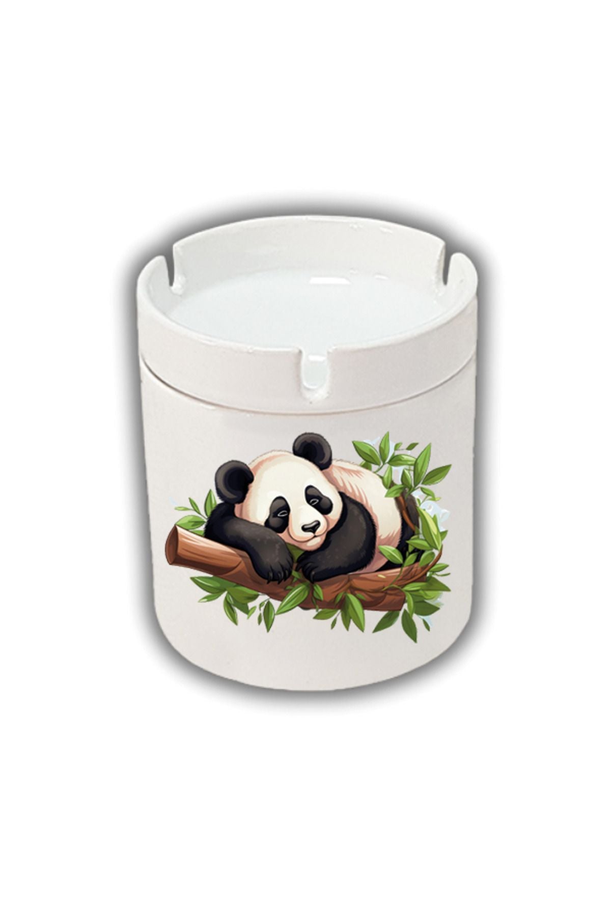 Daldaki Panda Temalı Küllük Kül Tablası