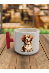 Sevimli Köpek Temalı Kahve Bardağı Kupa Bardak - Seramik Çay, Kahve Hediyelik Bardağı