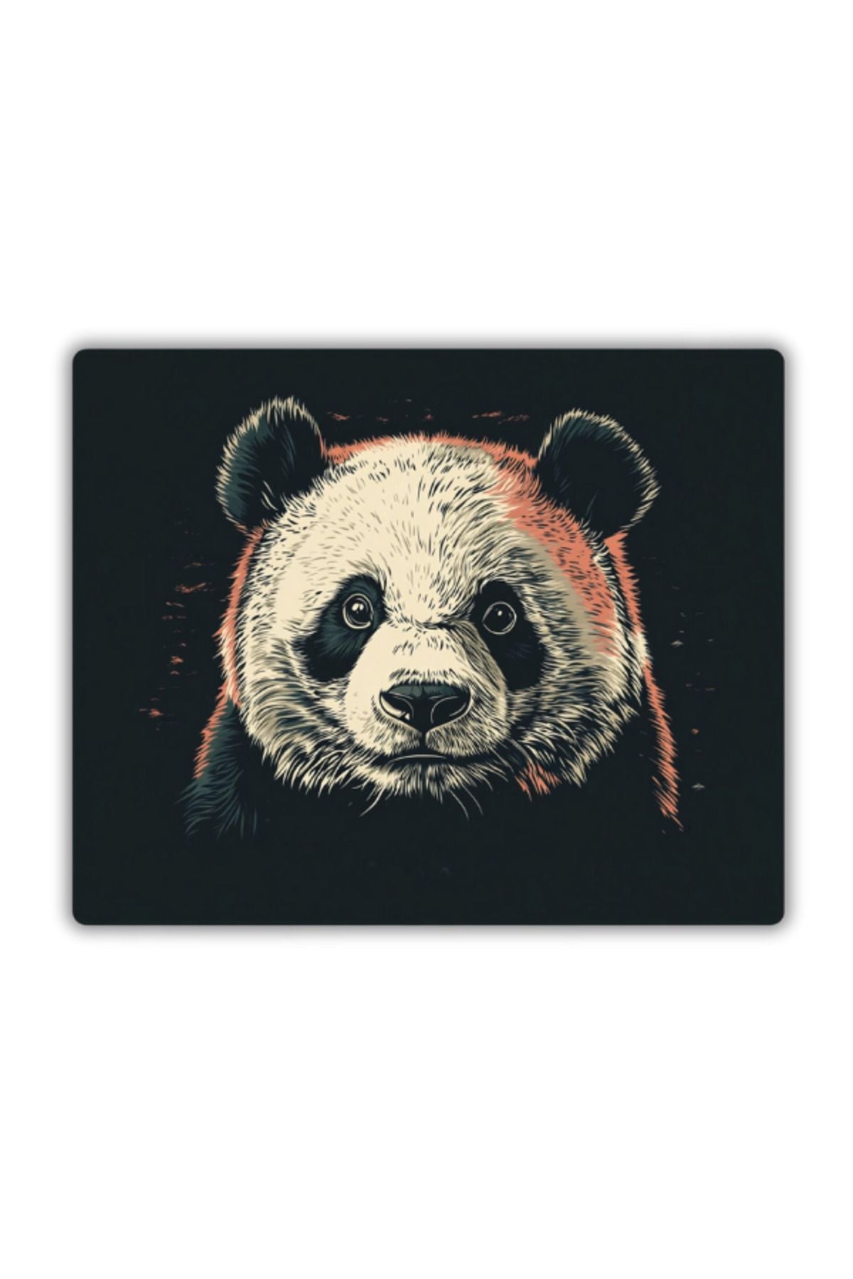 Panda Baskılı Mouse Pad 22x18 cm