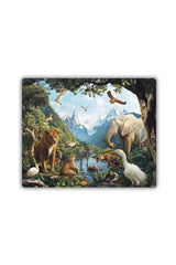 Hayvanlar Alemi Temalı Mouse Pad 18x22 cm