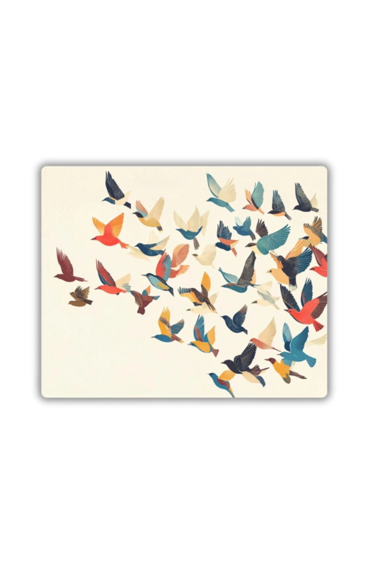 Uçan Kuşlar Baskılı Mouse Pad 18x22 cm