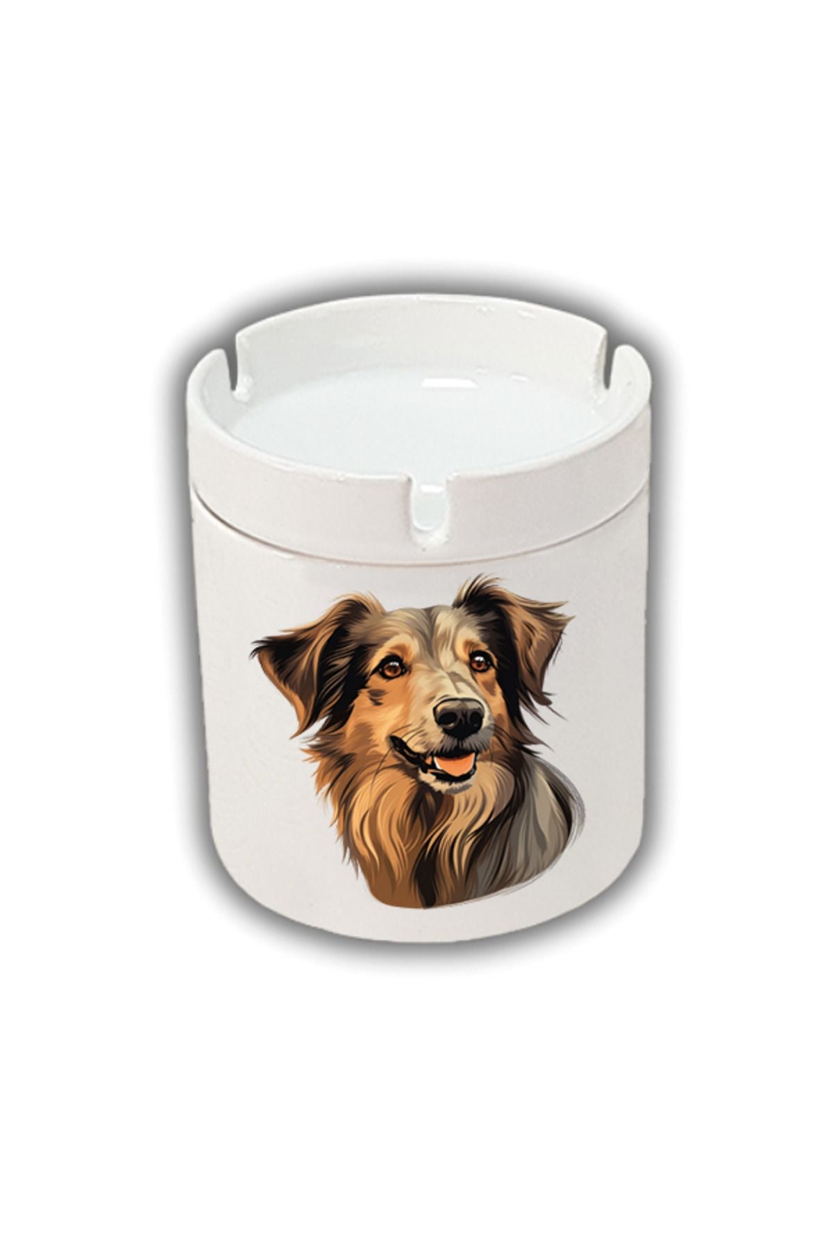 Köpek Baskılı Küllük Kül Tablası