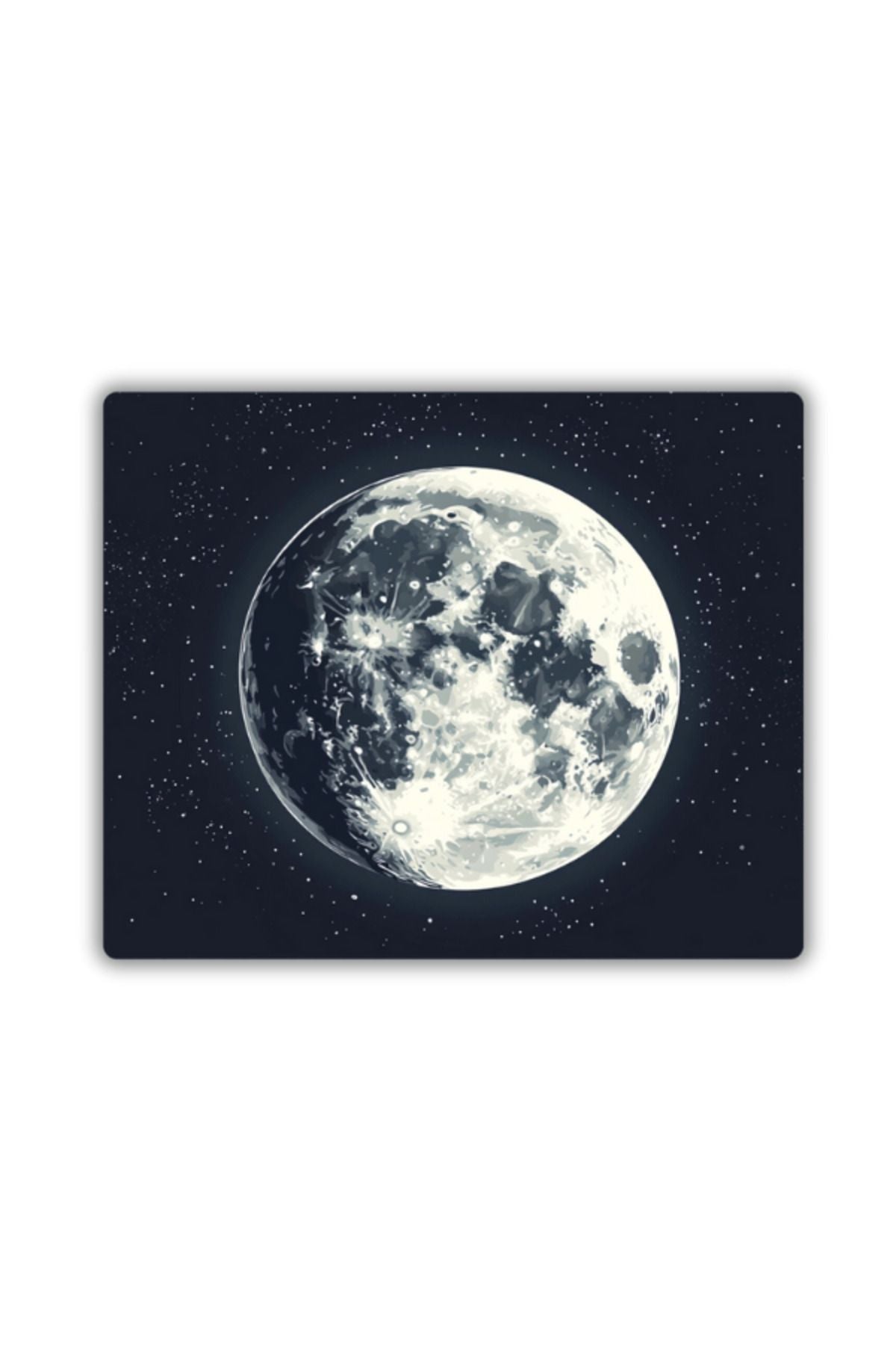 Ay Baskılı Mouse Pad 18x22 cm