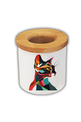 Modern Kedi Baskılı Kalemlik Kalem Kutusu